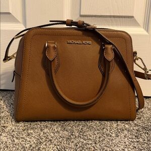 Michael Kors Tan Leather Satchel